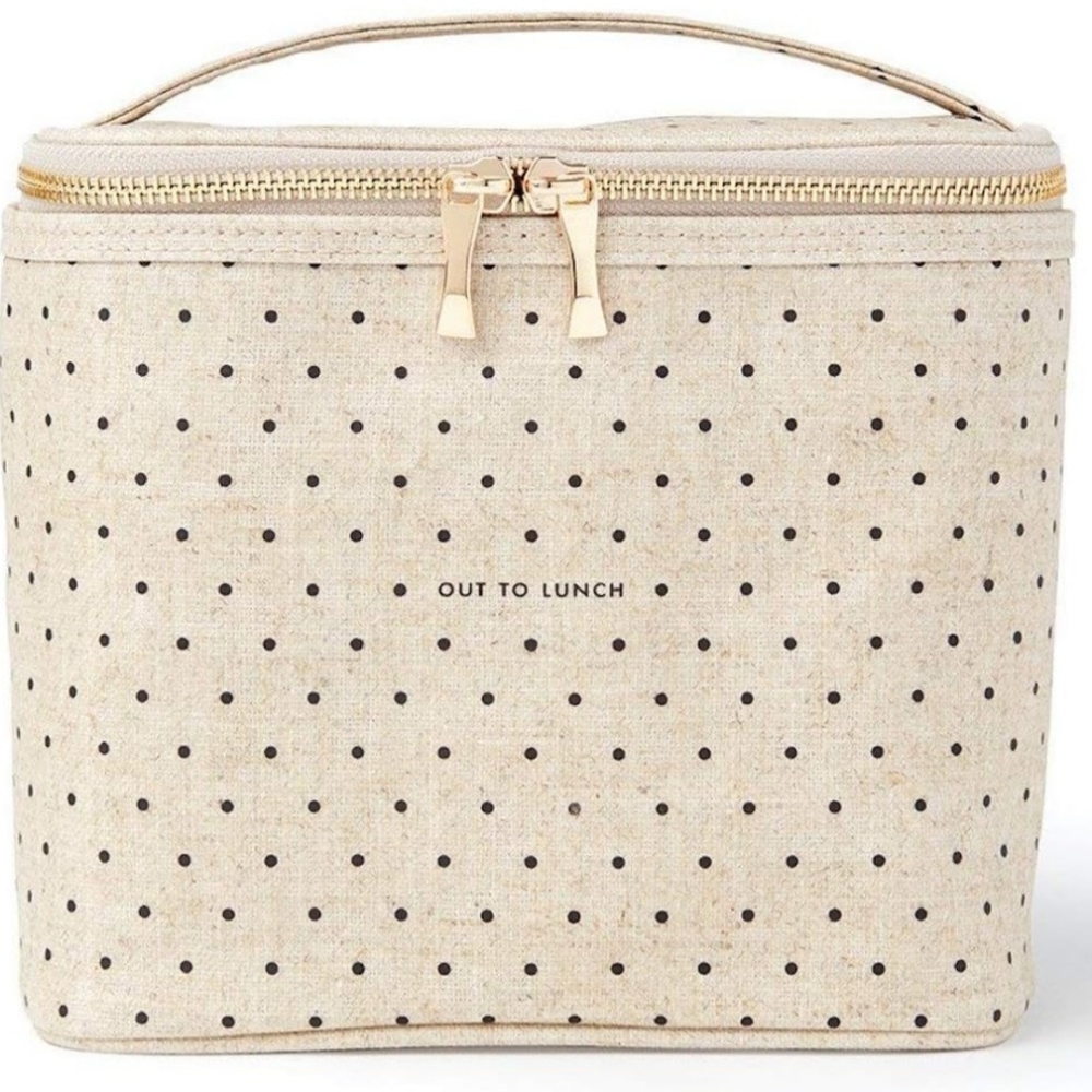 Kate Spade Cream Polka Dot Cosmetic Bag